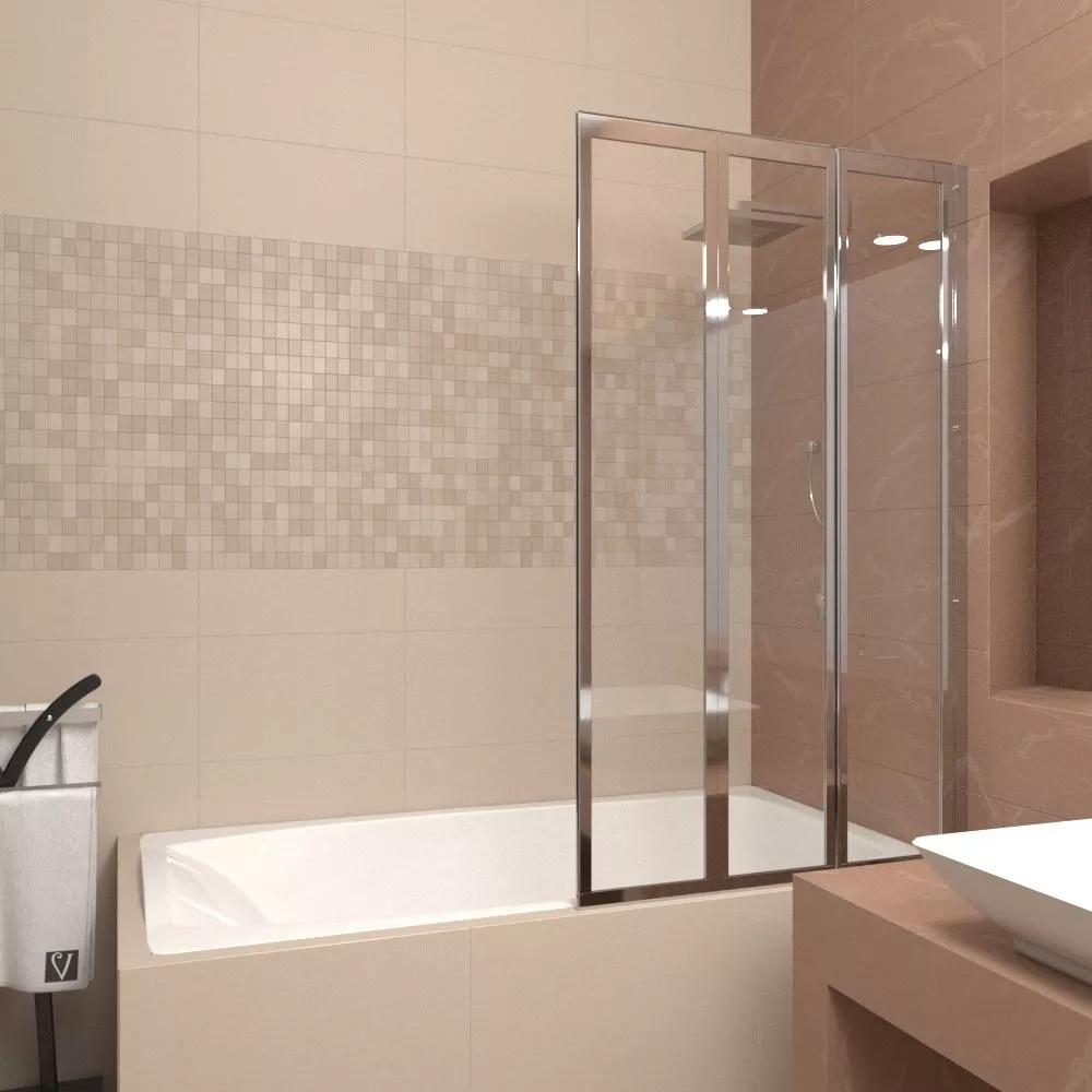 

Шторка на ванну Veconi Palau PL-73R 90 см
