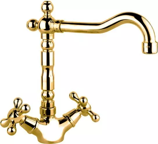 

Смеситель для кухонной мойки Fiore золото (26GO0641)