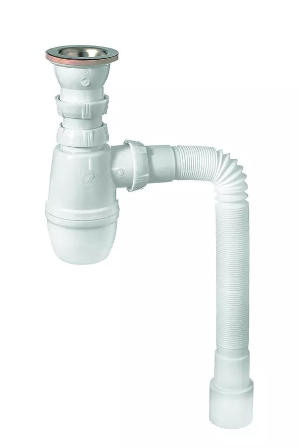 

Сифон Wirquin Минор с выпуском 1½ х 40 мм и гофротрубой L800 мм, 40 х 40/50 мм (30718026)