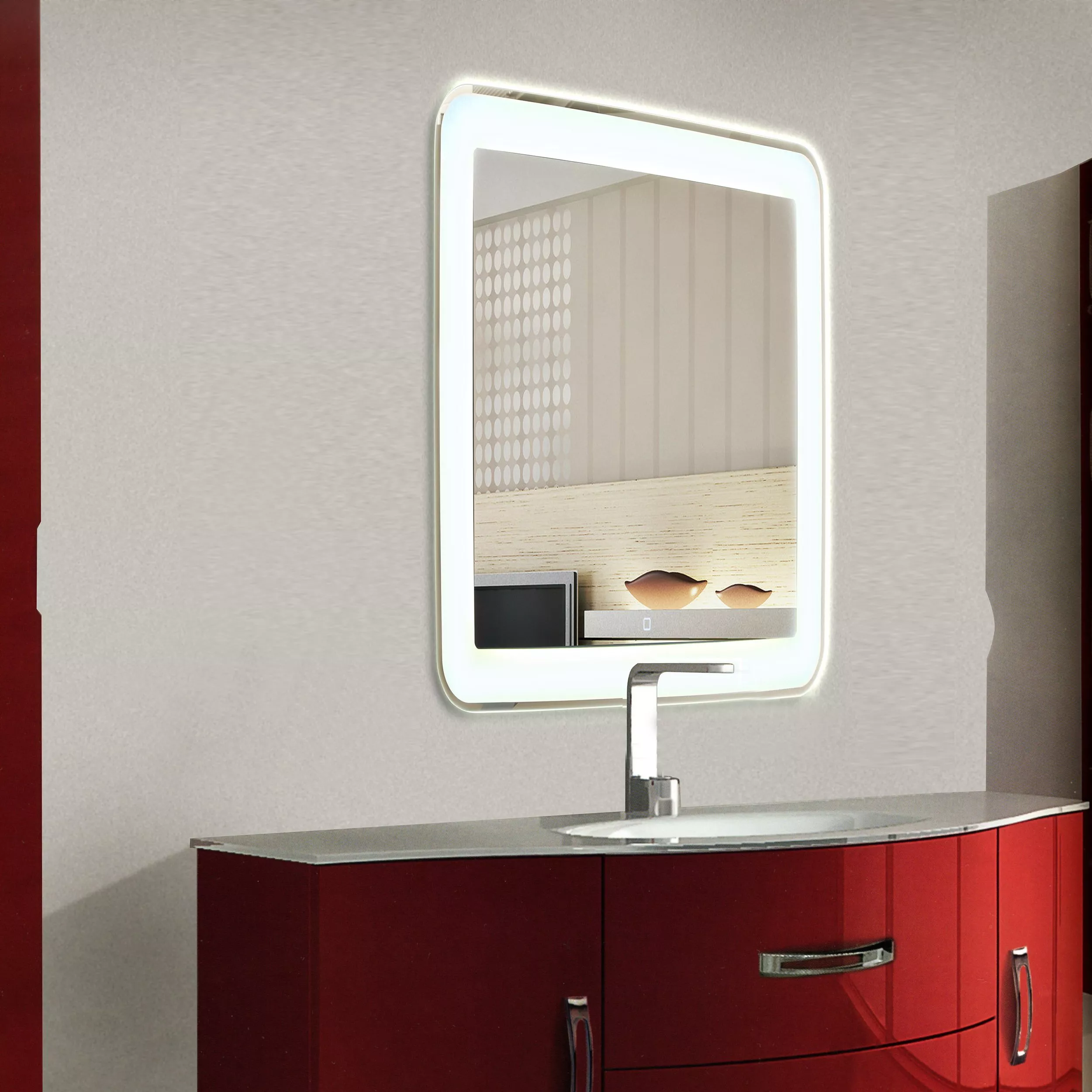 

Зеркало Art&Max Latina 55х80 AM-Lat-550-800-DS-F с подсветкой