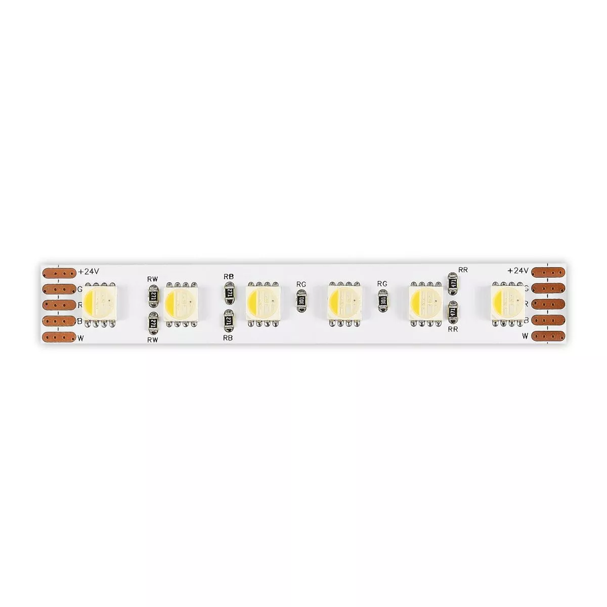 

Светодиодная лента ST Luce 24В 18Вт/м (сум.) 4000К 110Лм/м (для бел) IP20 ST1005.418.20RGBW.1