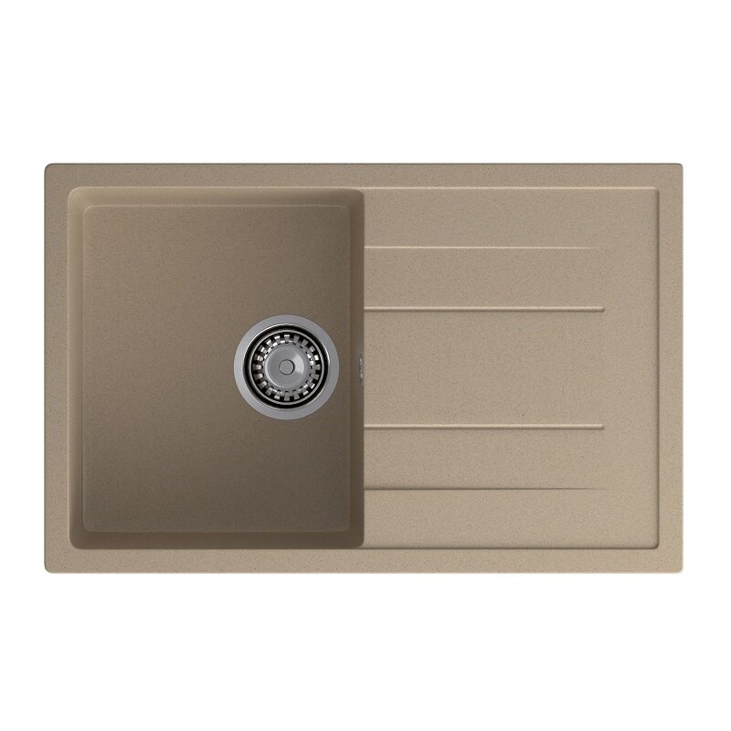 Кухонная мойка GranFest QUADRO 780L, песок