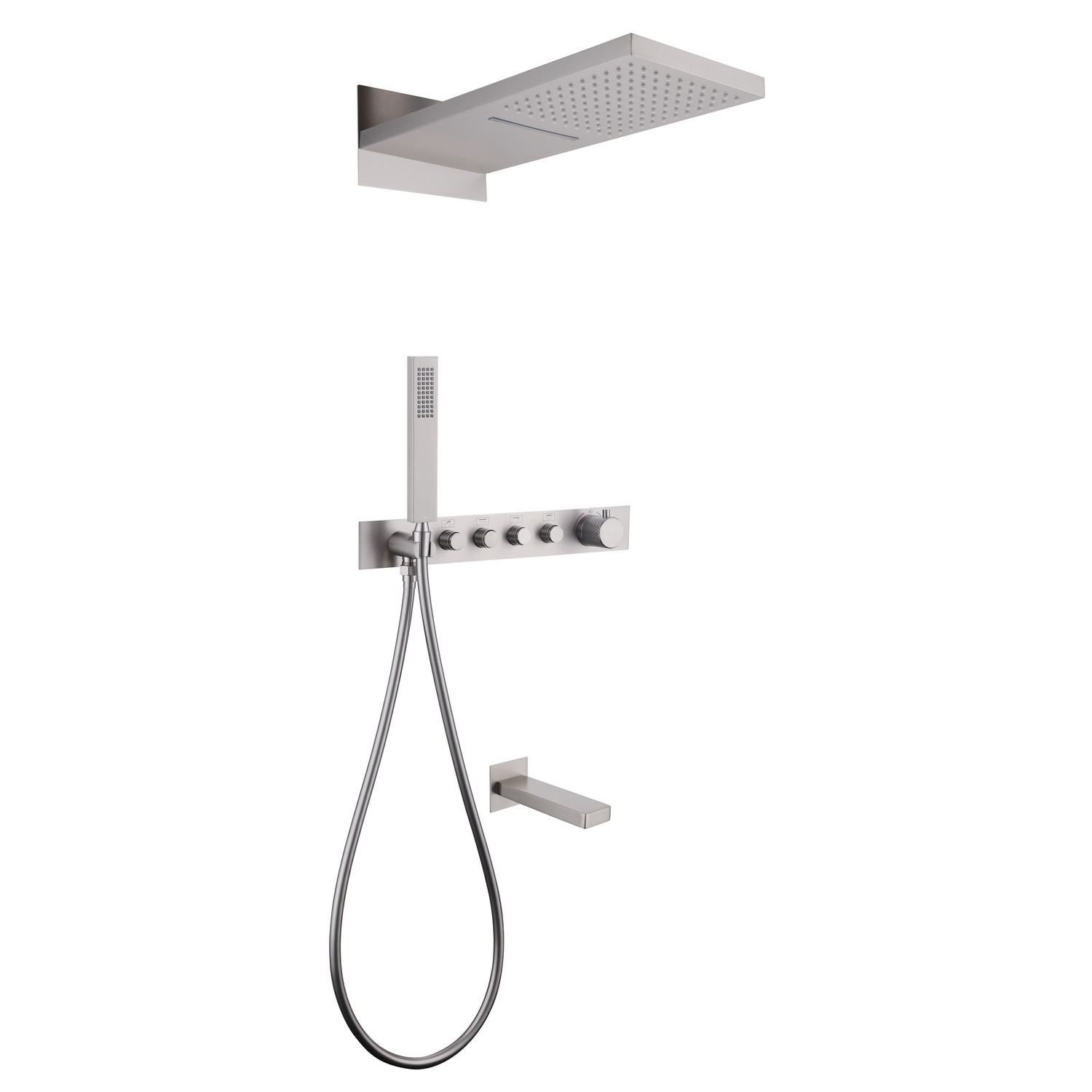 

Душевой комплект Abber Rund AF8753SP С ВНУТРЕННЕЙ ЧАСТЬЮ, сатин