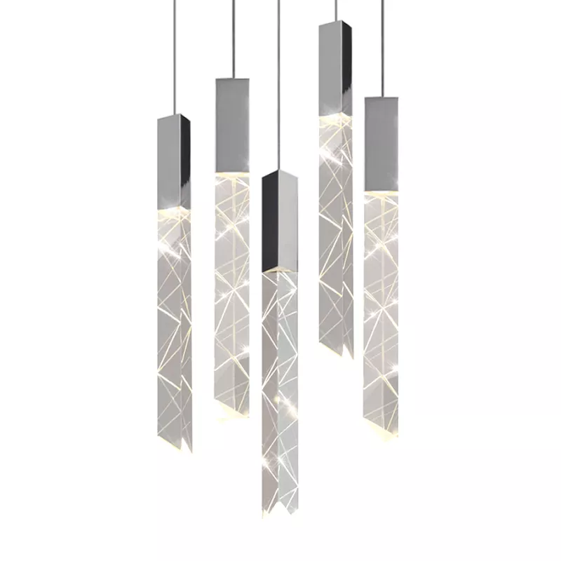 

Подвесной светильник Delight Collection Trinity OM8201013-5 chrome