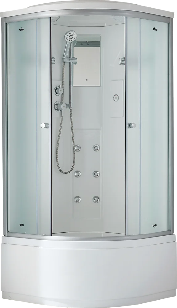 

Душевая кабина Timo Standart 90х90 профиль хром стекло матовое с гидромассажем