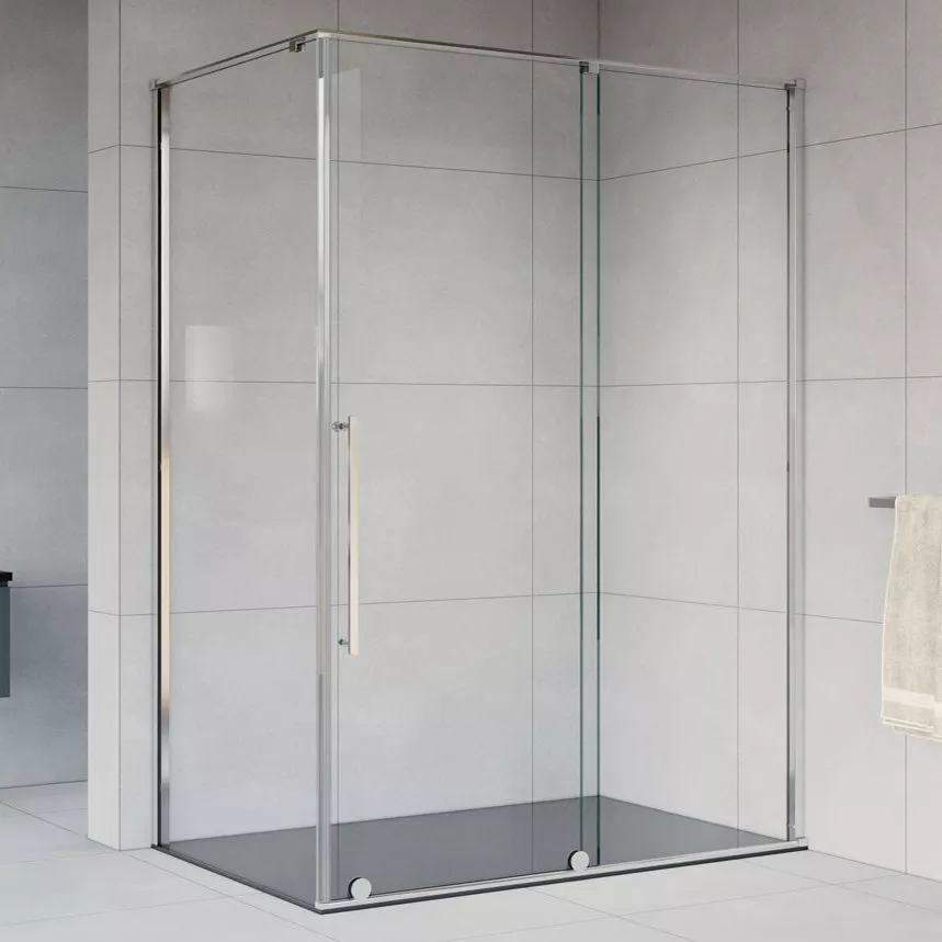 

Душевой уголок Vincea Arno 140х90 профиль хром стекло прозрачное