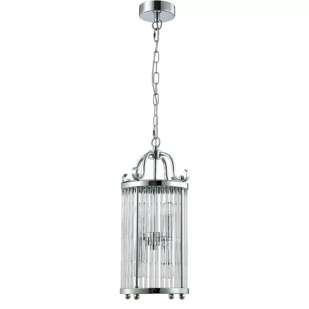

Подвесная люстра Crystal Lux Tadeo SP4 D200 Chrome/Transparente