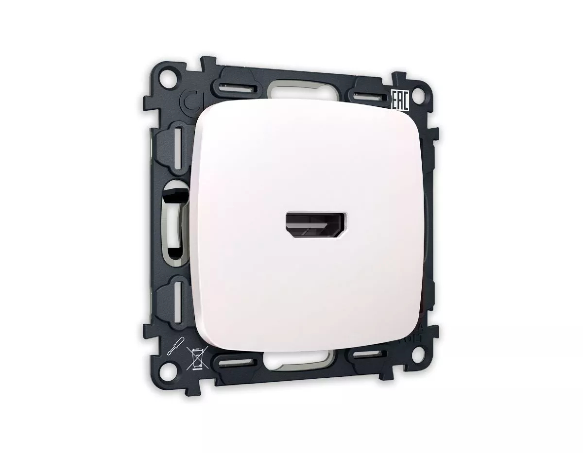 

Комплект механизма розетки HDMI 2.0 40V/500mA 2.0GHz 5-18Gbit/s Ambrella Volt Omega MO214010