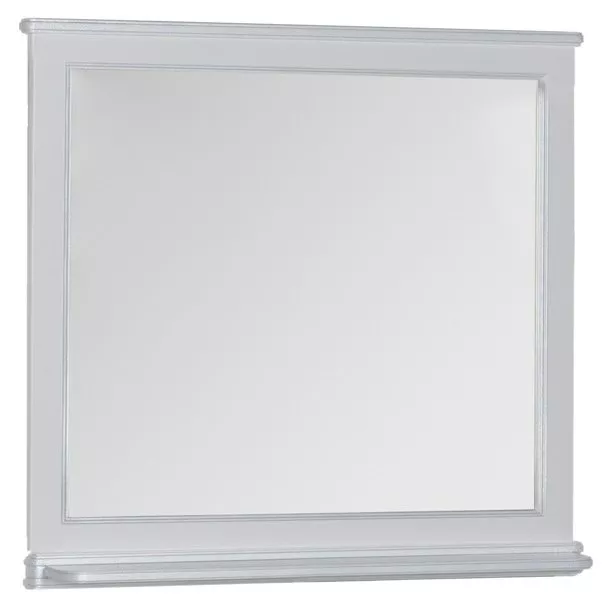 Зеркало Aquanet Валенса 110 белый краколет, серебро