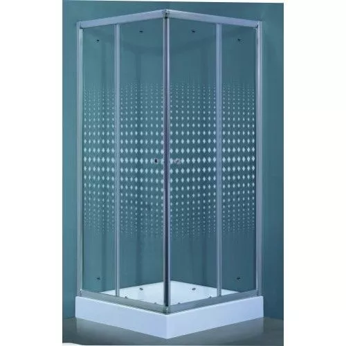 

Душевой уголок Timo Viva Lux 100х100 TL-1102 Romb хром, с поддоном