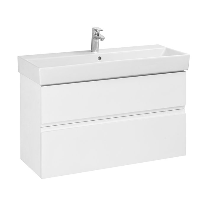 

OLETA Модуль д/раковины 100мм, белый матовый 2 ящика