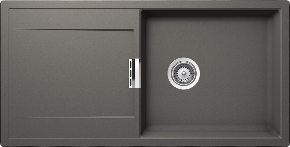 

Мойка кухонная Schock Eton 60D Large Cristadur серебристый камень