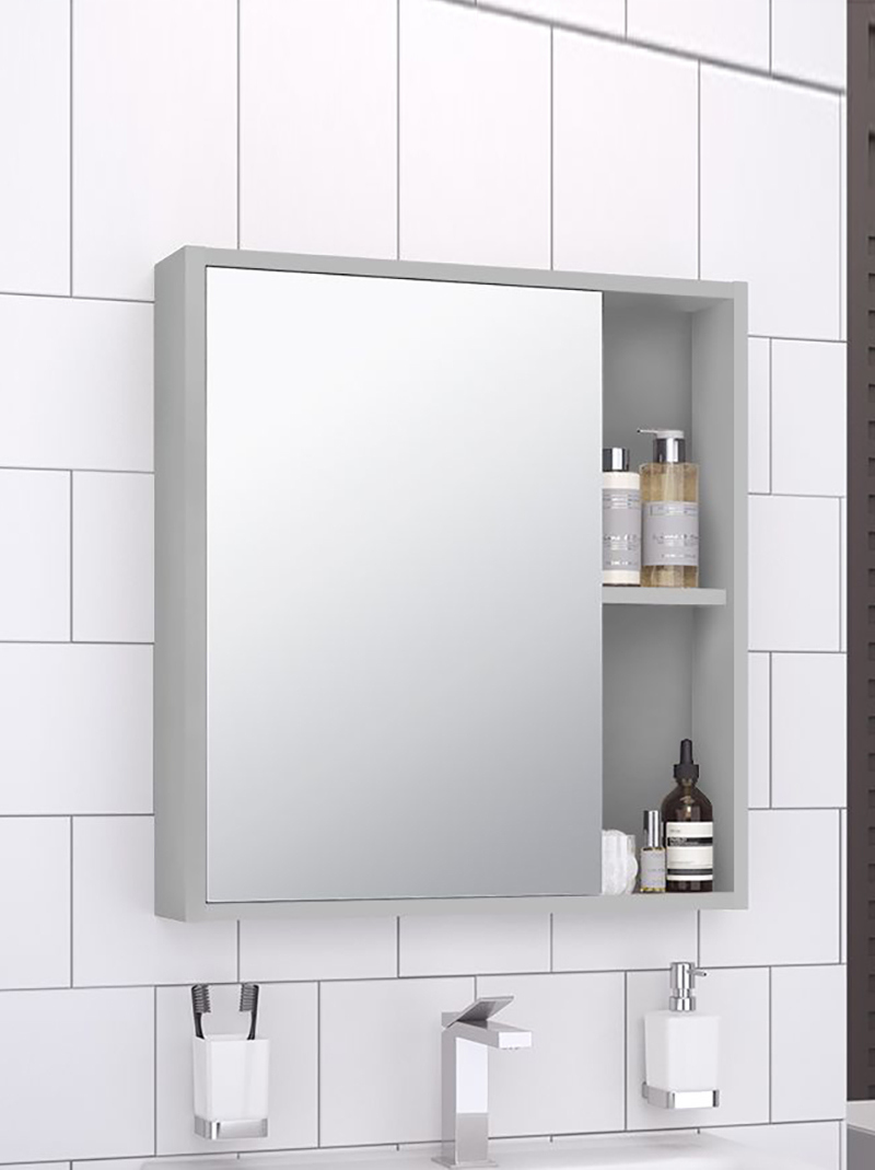 Зеркало-шкаф Runo Эко 60 серое 8820₽