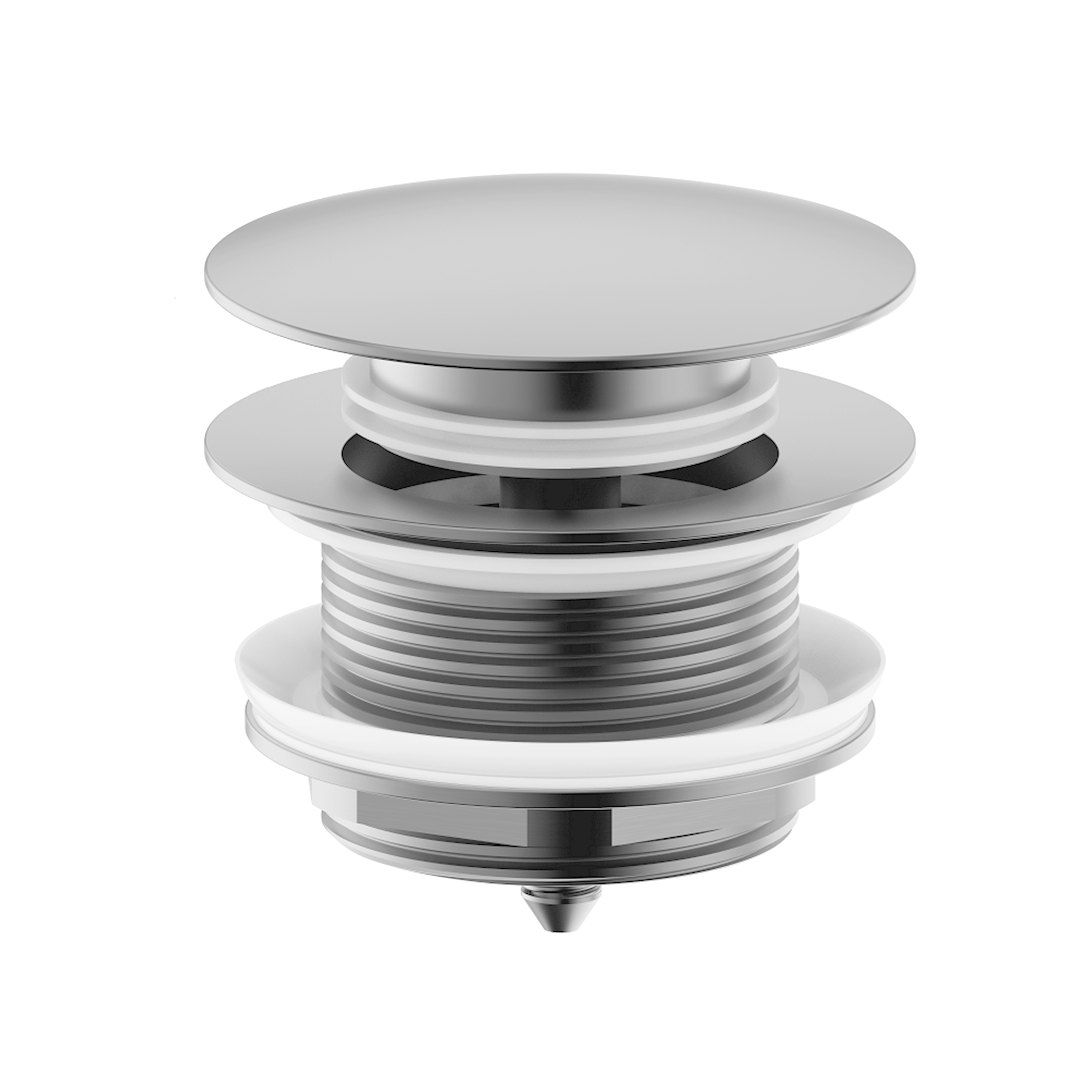 

Донный клапан для ванны Wonzon & Woghand WW-SS105-BN без перелива, брашированный никель