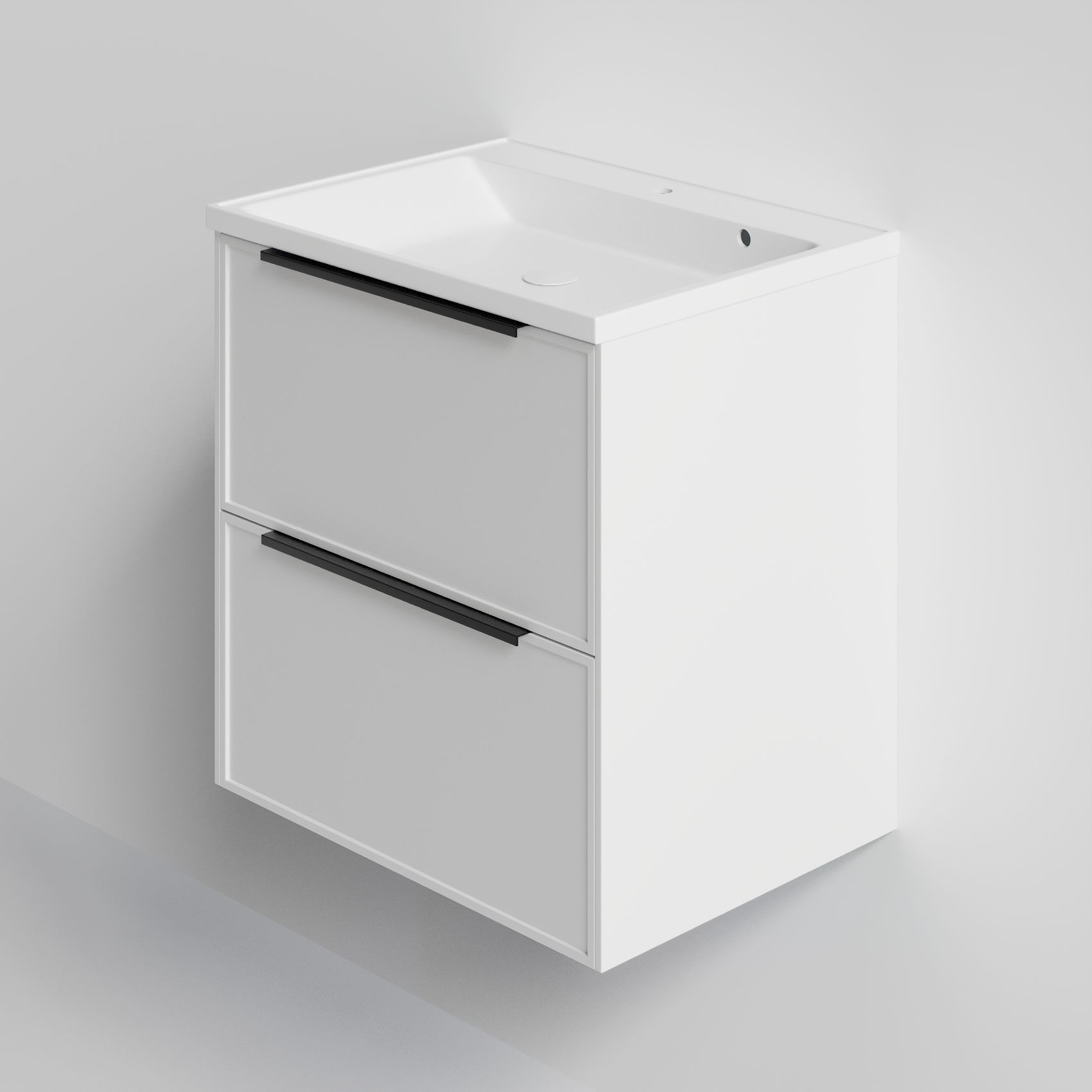 

Тумба под раковину La Fenice SIMPLA Bianco TWIN белая 100 см