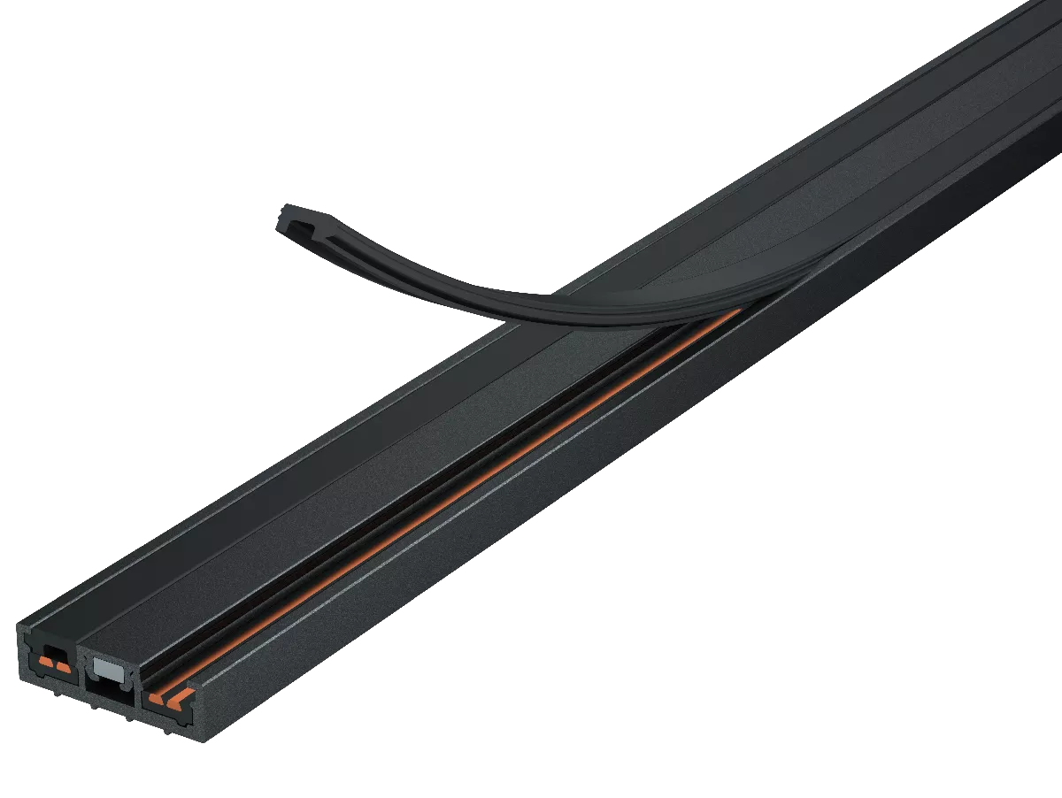 

Ультратонкий накладной магнитный шинопровод iLedex Vision 4825-25/7-2000-BK