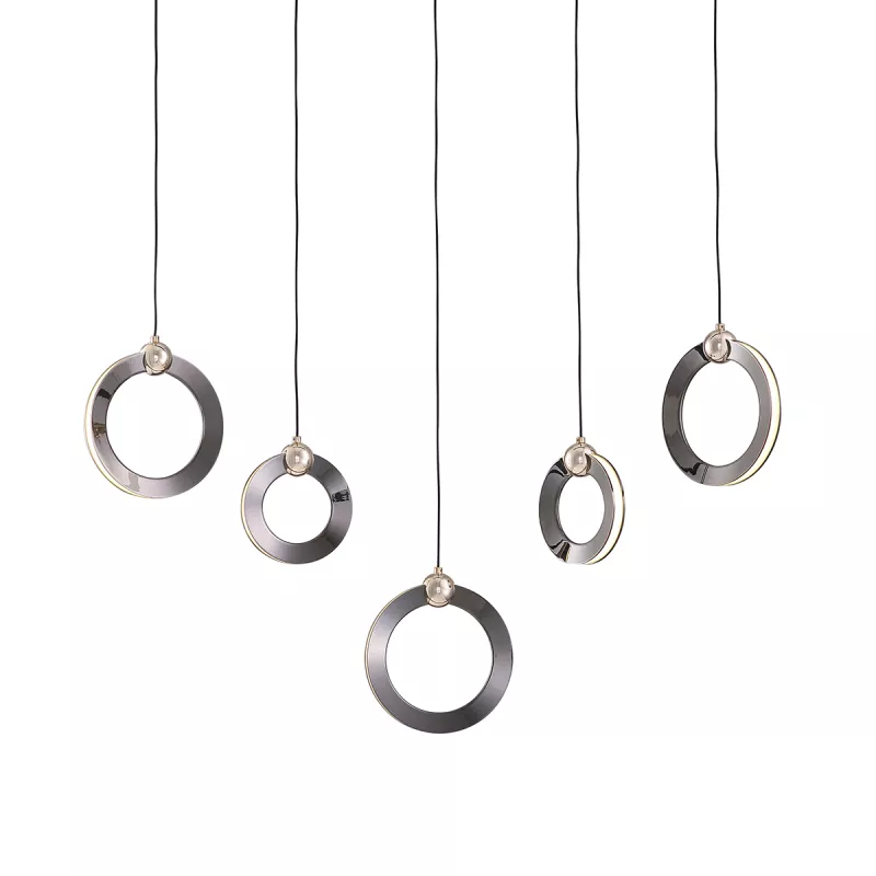 

Подвесной светильник Delight Collection P0675 P0675-5B pearl black