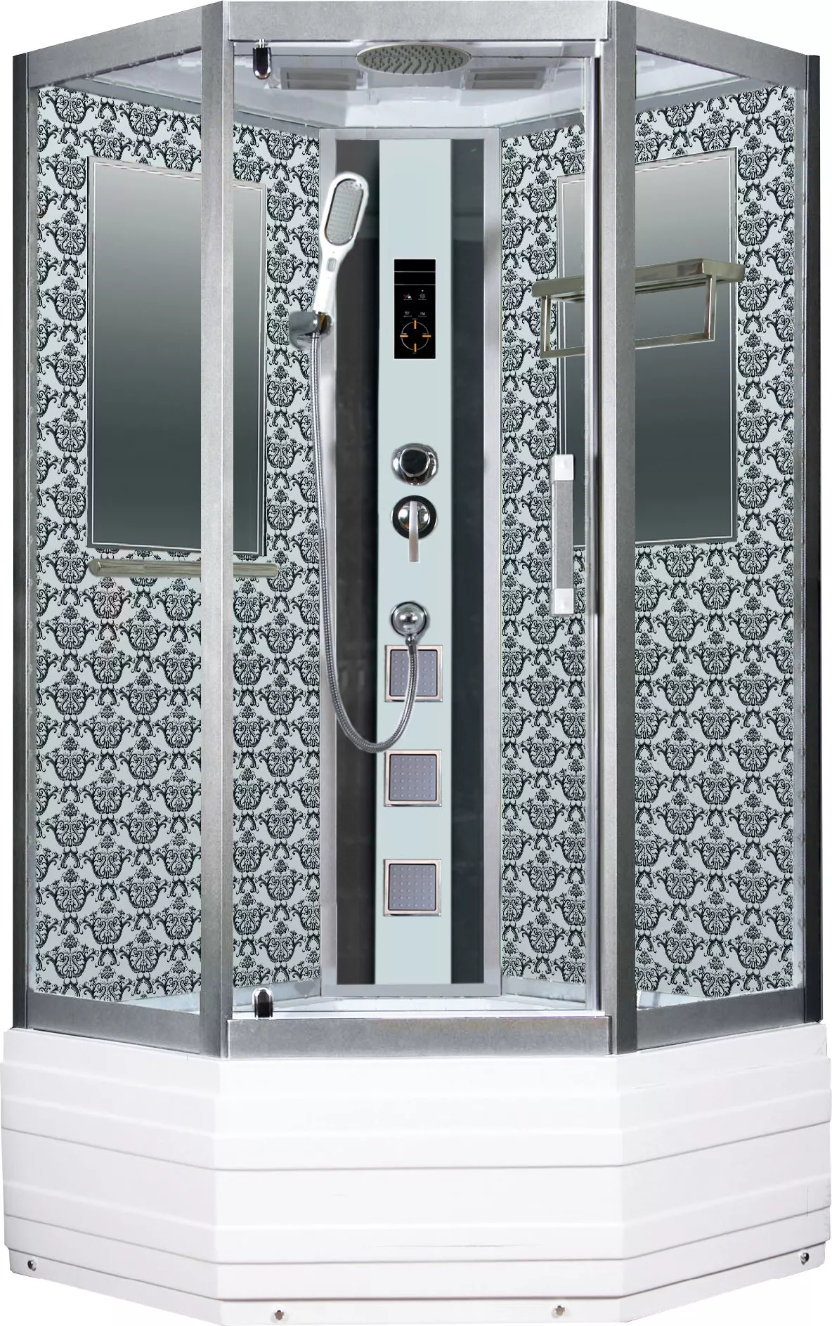 

Душевая кабина Niagara Lux 7798W серебристый матовый