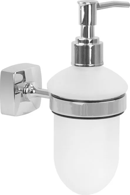Дозатор для жидкого мыла Fixsen Kvadro (FX-61312), цвет хром - фото 1