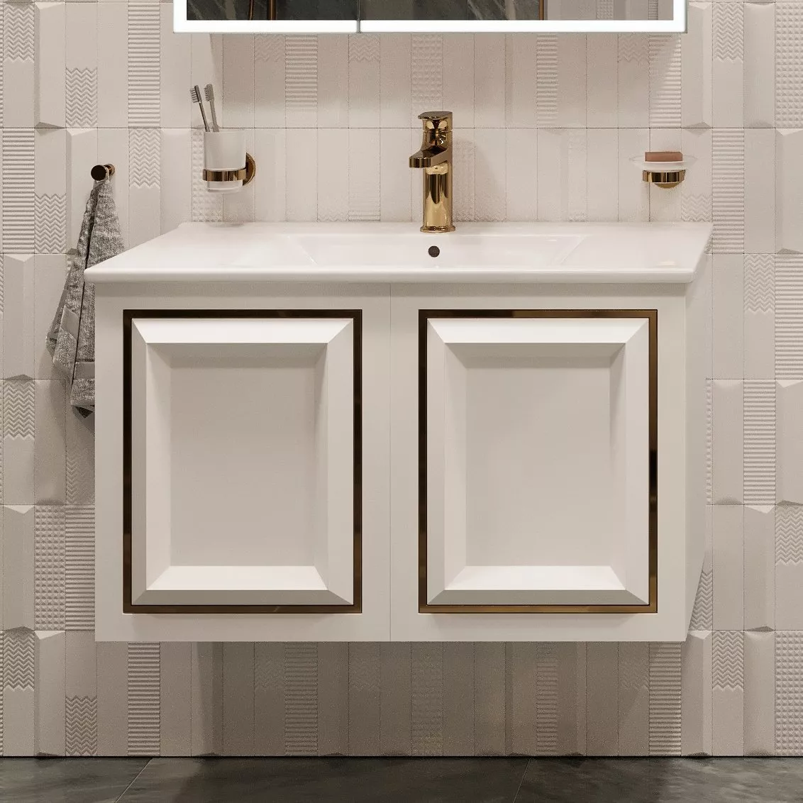 

Тумба с раковиной Belinza Skali 85