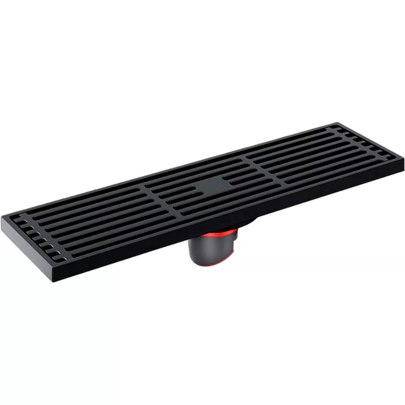 

Душевой трап (лоток) Orange OT01-010b 30 см, черный