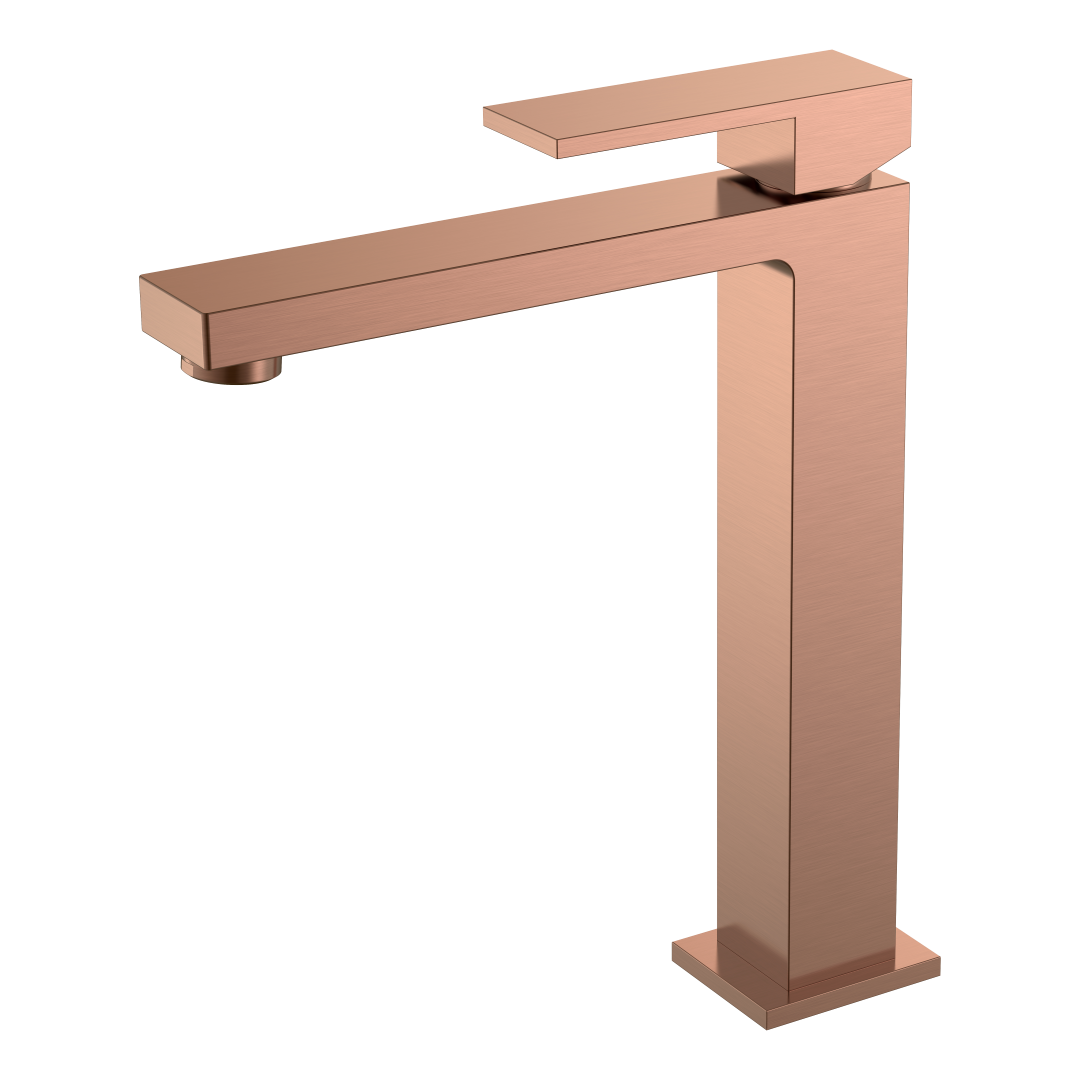 

Смеситель для раковины Boheme Qubic 472-CB copper brushed