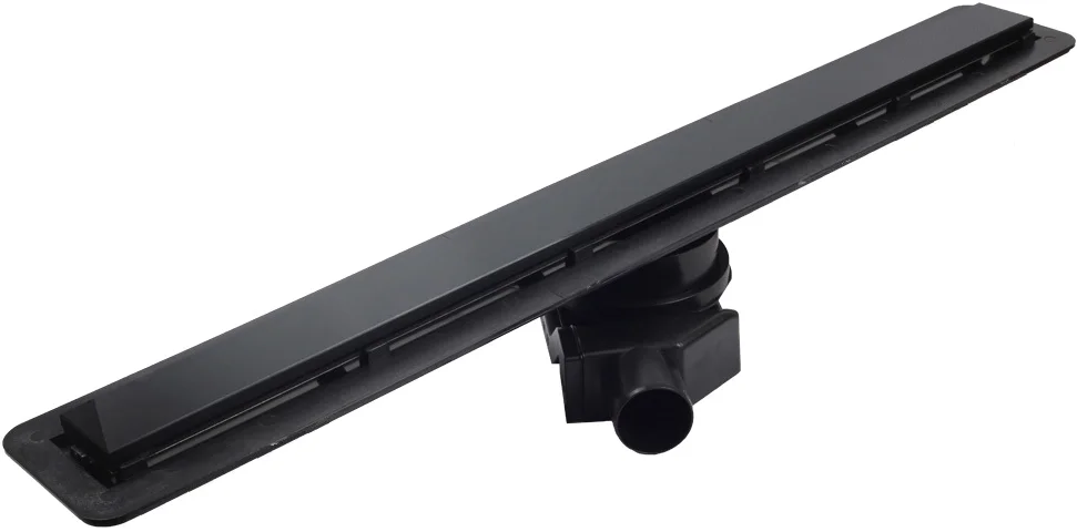 

Душевой лоток Pestan Confluo Frameless Line 30 черное стекло глянец, хром матовый
