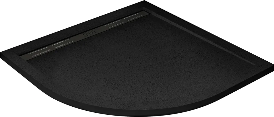 Душевой поддон Cezares Tray 90х90 черный матовый TRAY-AS-R-90-30-NERO - фото 1