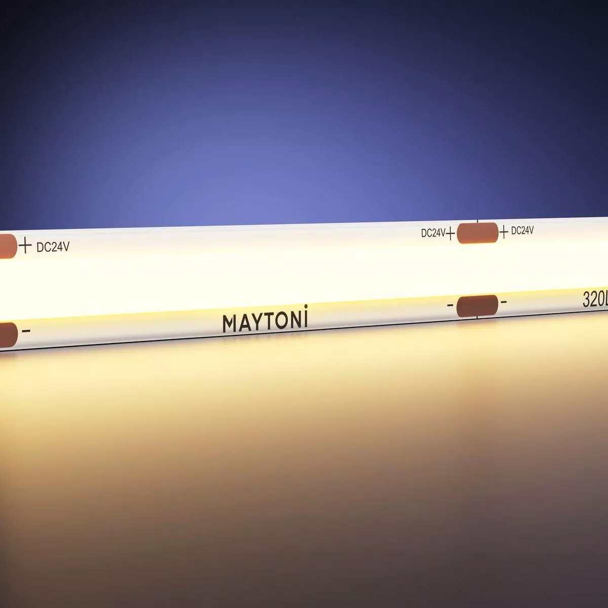 

Светодиодная лента Maytoni 8W/m 320LED/m COB теплый белый 5M 201070