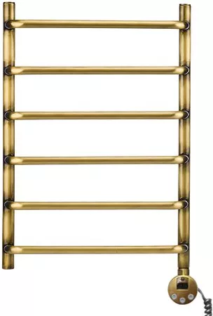 

Полотенцесушитель электрический Domoterm Стефано П6 40x60, античная бронза, R