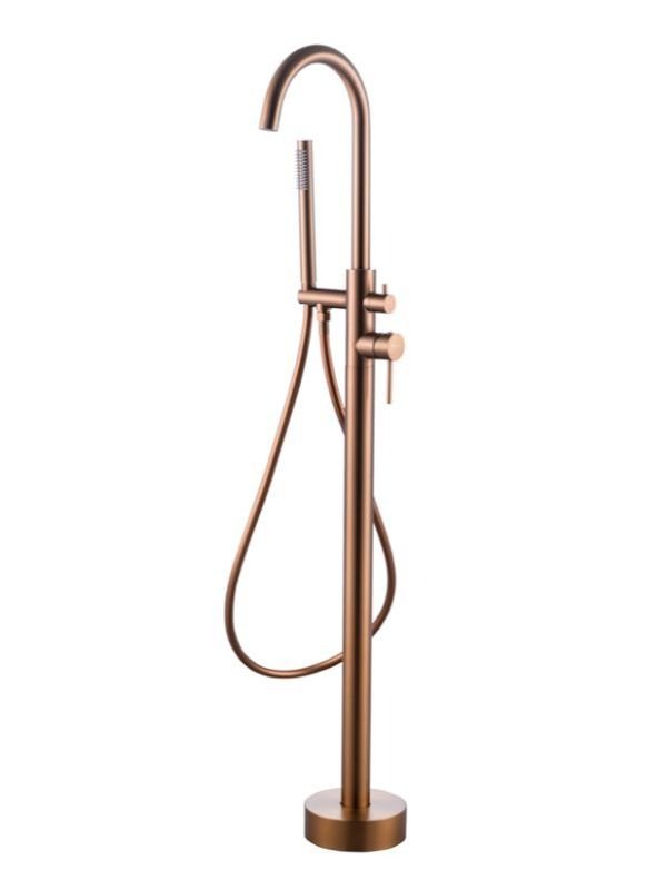 

Смеситель для ванны напольный Knotlor SS-27/RB, бронза