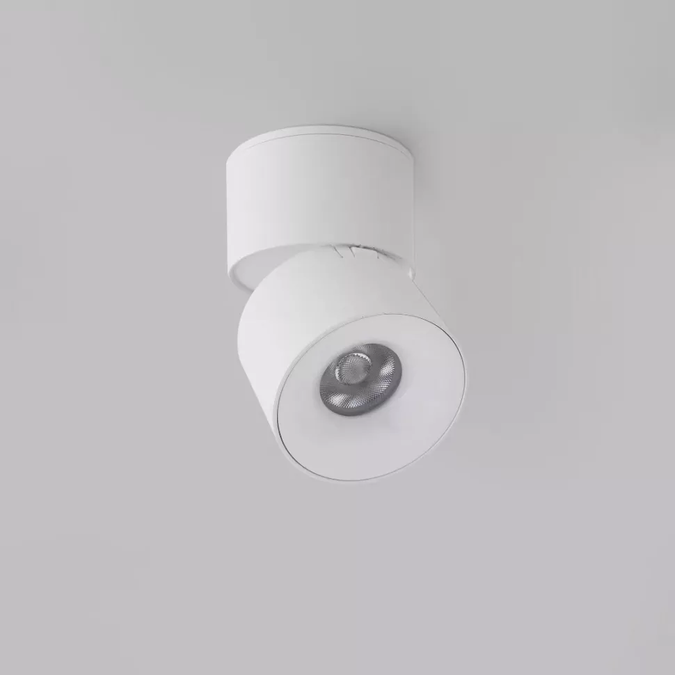 

Накладной спот iLedex Metrica 115-12W-D70-4K-55DG-WH