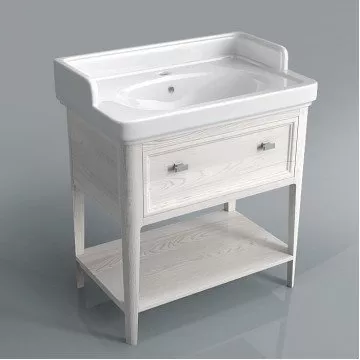 

Комплект мебели Kerama Marazzi Provence 80 белый напольный