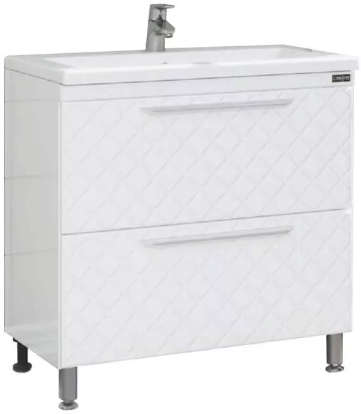 

Тумба под раковину напольная Санта Калипсо 80 белый