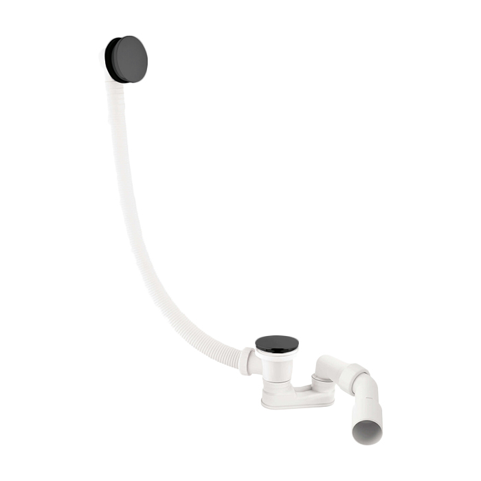 

ALMAR (Wash basin) Слив-перелив для ванны, с клапаном Pop-up, Brushed PVD цвет Absolute Black