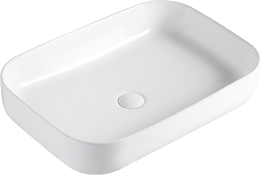 

Накладная раковина Orange B03-600W 60 глянцевая белая, прямоугольная