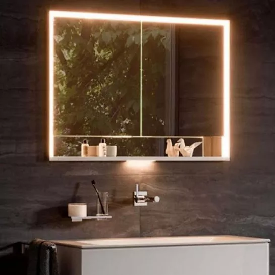 Зеркало-шкаф Keuco Royal Lumos 80 с подсветкой, цвет белый 14302171301 - фото 1