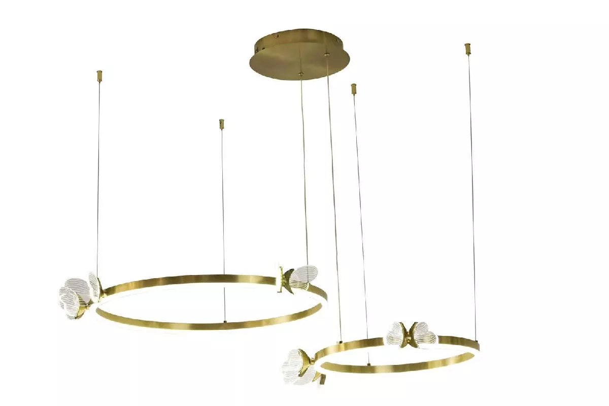 

Подвесная люстра AM Group MARIPOSA SPD400+600 POLISHED GOLD