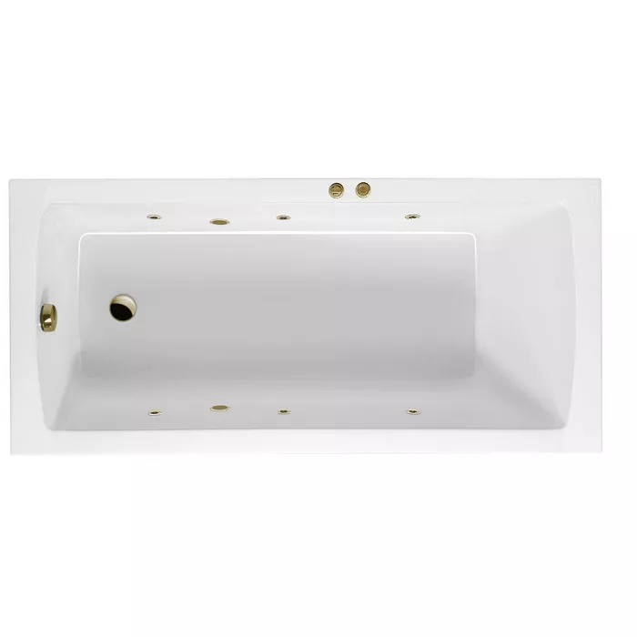 

Ванна акриловая Excellent Aquaria Soft 160х70 с гидромассажем белый - бронза