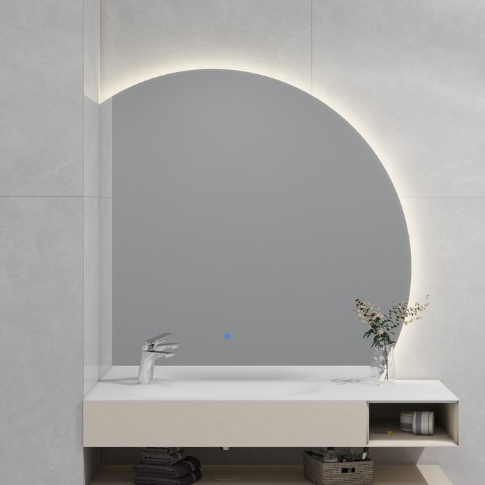 

Зеркало Black&White 955.MR1000L с подсветкой и антизапотевателем