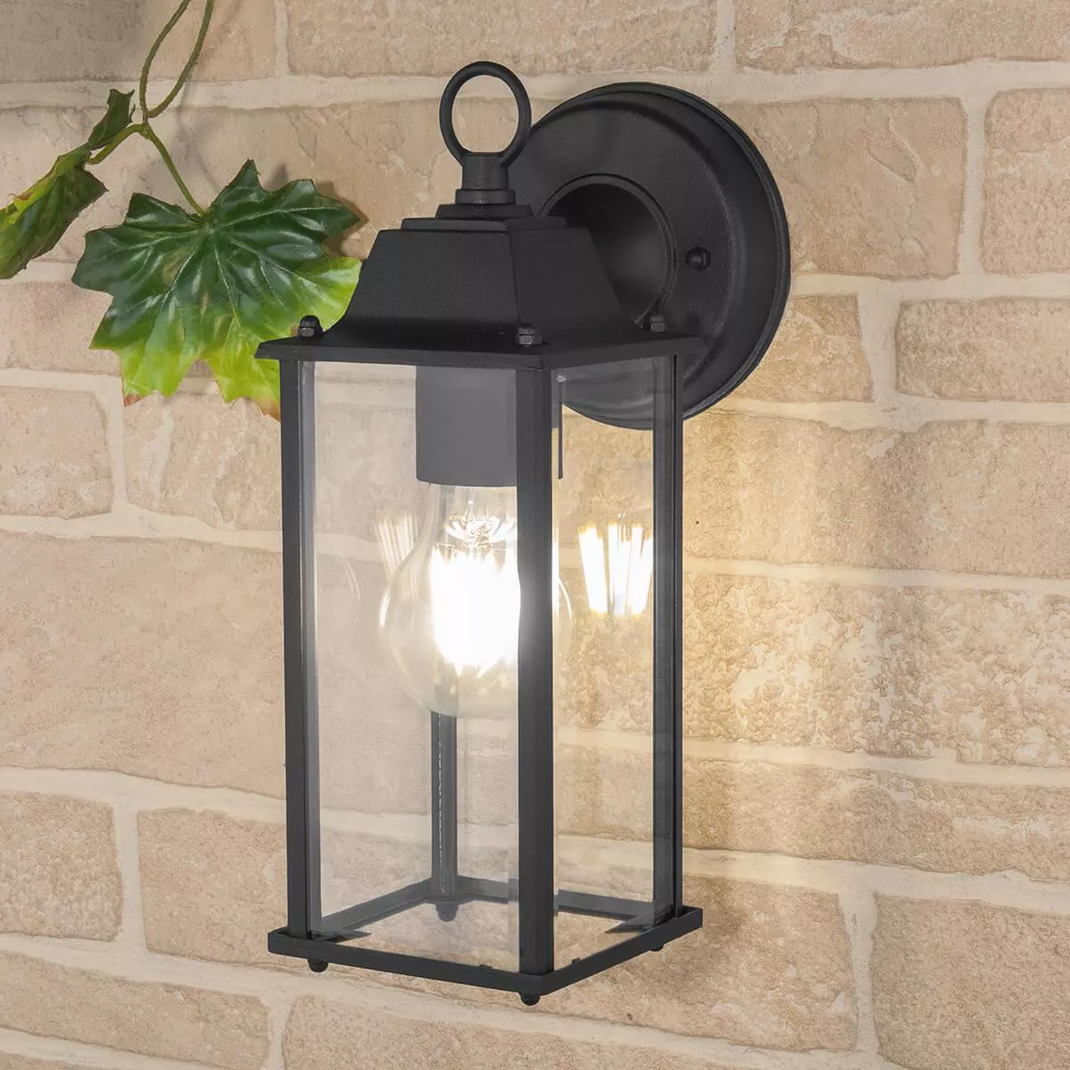 

Уличный настенный cветильник Elektrostandard 1008D Brick черный a038438