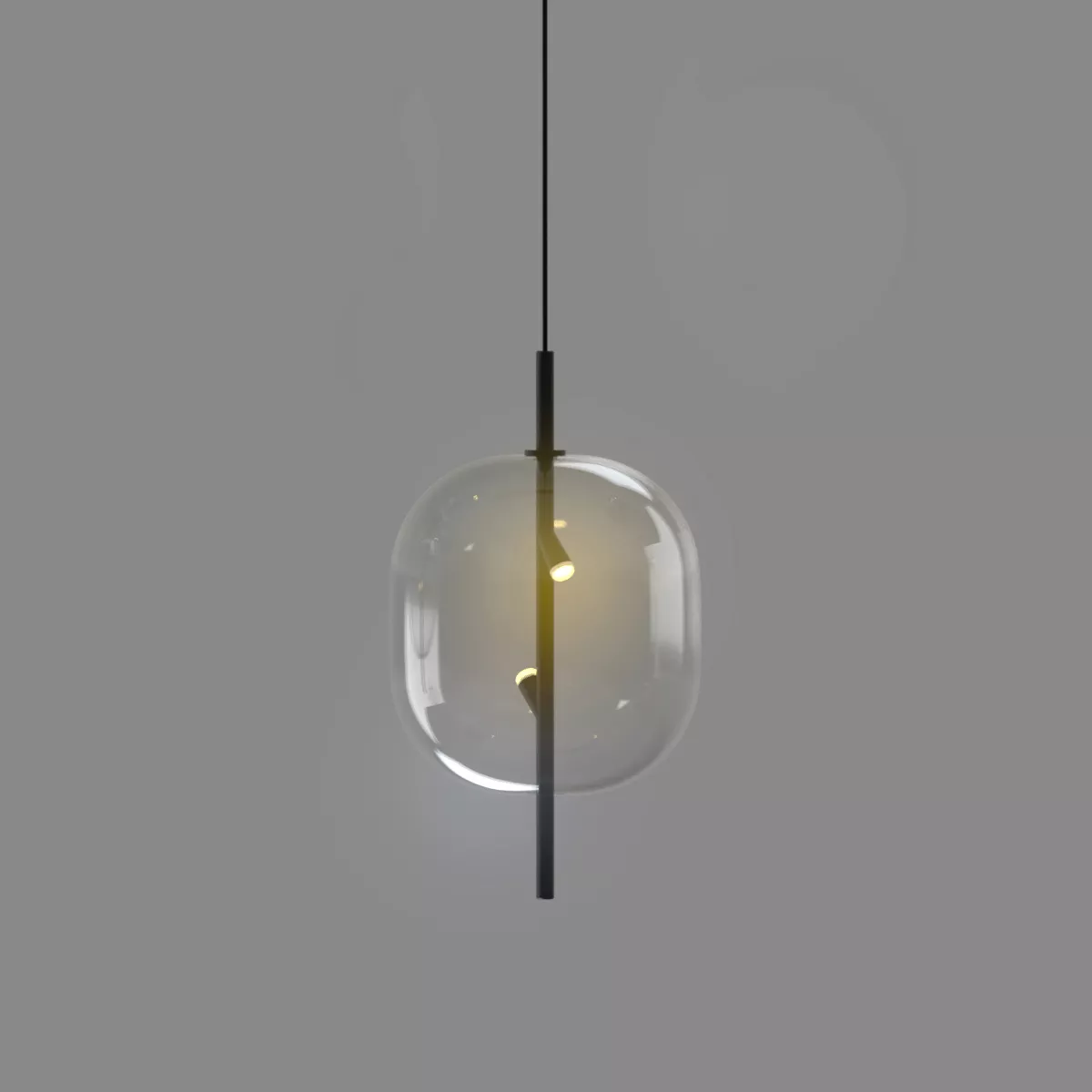 

Подвесной светильник Delight Collection 10018P/1 black/clear