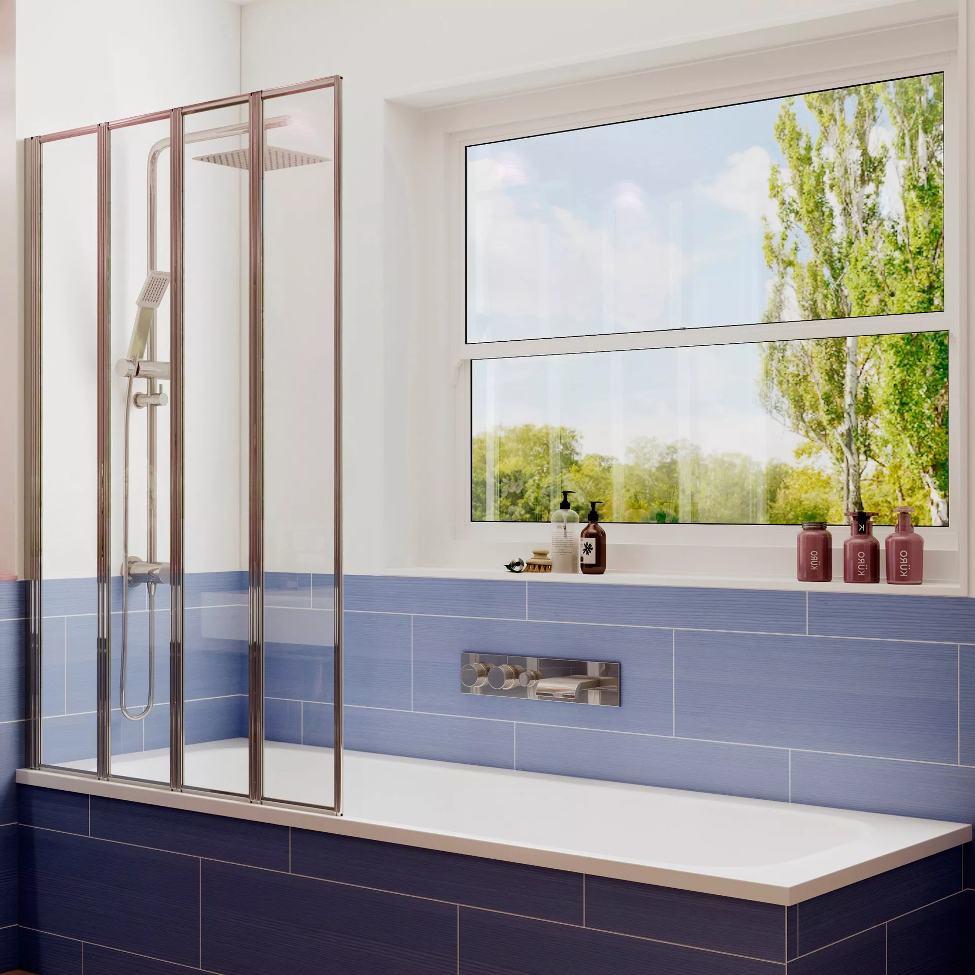 

Шторка на ванну Ambassador Bath Screens 16041110L 90х140