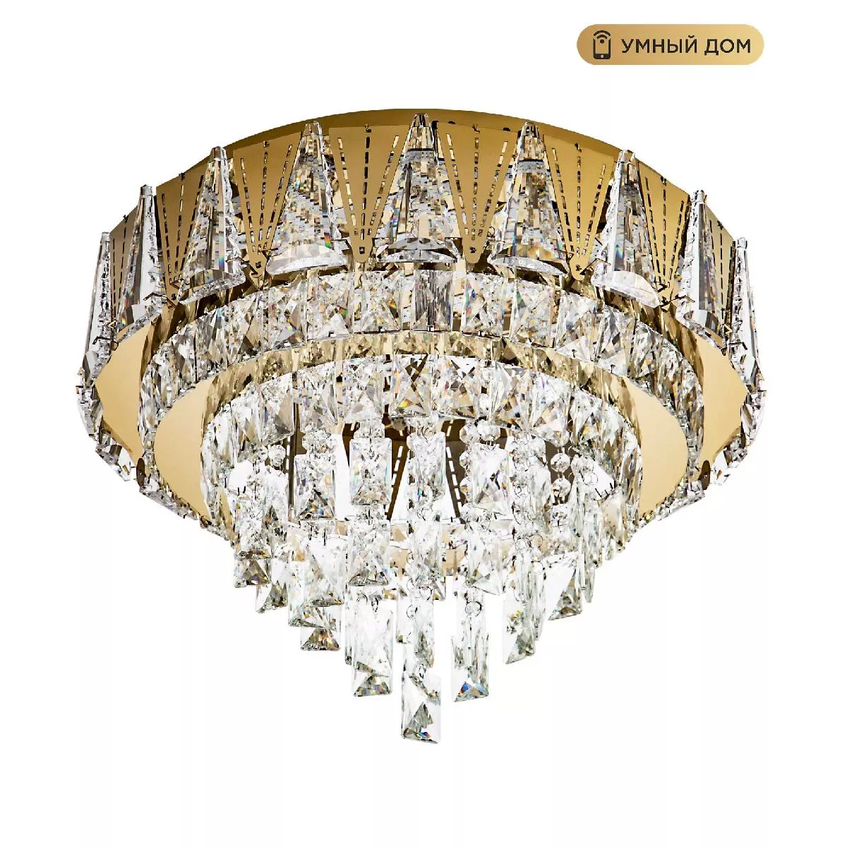 

Потолочная люстра LED4U L9437-500 GD с УД