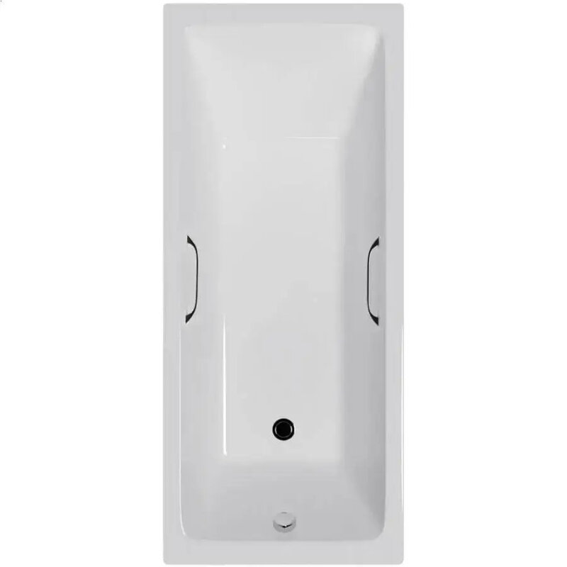 Ванна чугунная Square 1400x700x450 с отверстиями для ручек