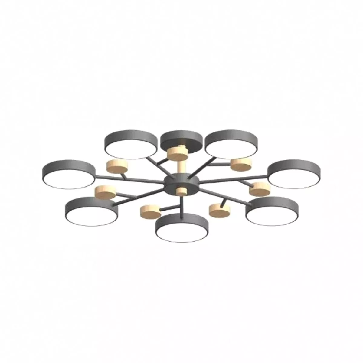 

Люстра на штанге LED4U L3205-800 GR