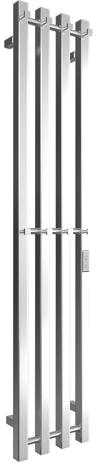 Полотенцесушитель электрический Двин X-4 plaza neo 4657801241819 140x20 см подключение справа слева хром I-образный 26196₽