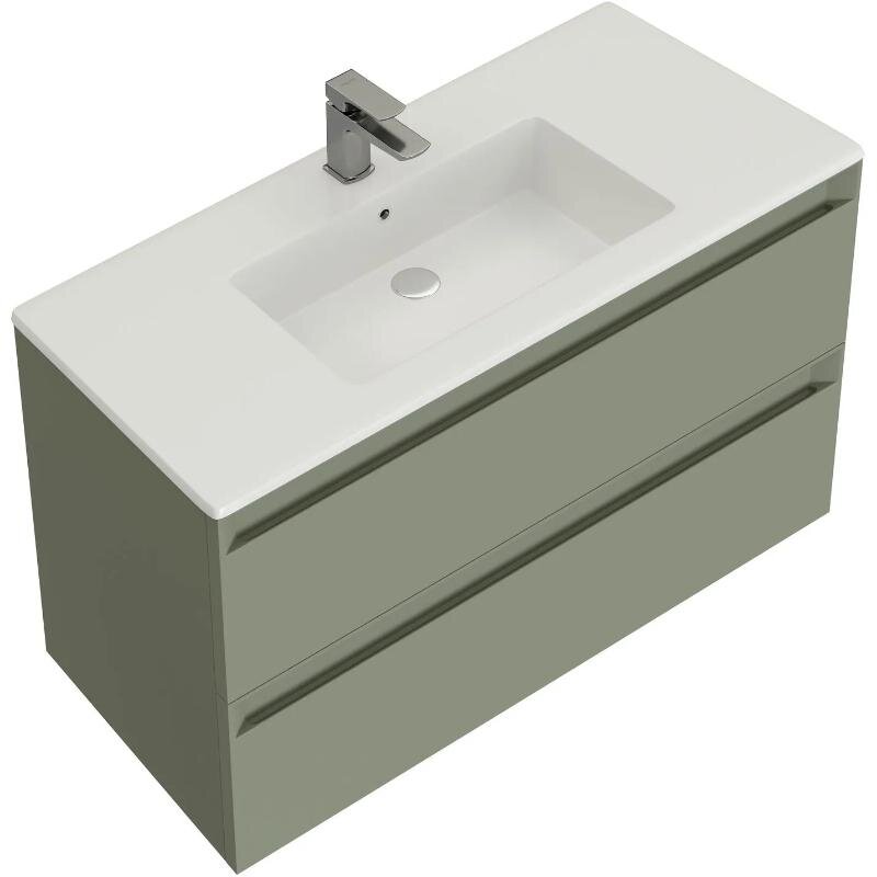 Allen Brau 1.E1002.CGM ECLIPSE 2.0 Тумба 81, cement grey matt (334004)