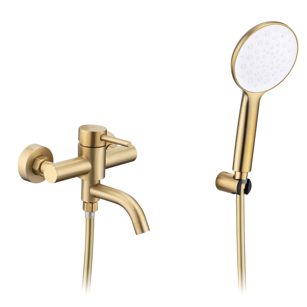 Смеситель для ванны с душем ProHanss P313003 золотой сатин 5978₽