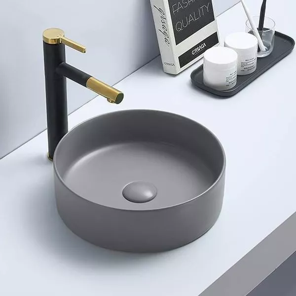 

COMFORTY. Раковина 9111 MH светло серая матовая